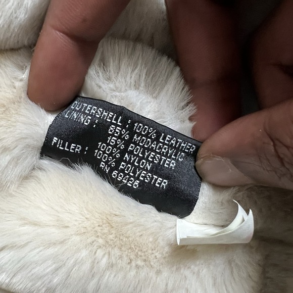 Vintage Y2K Women's Wilsons Leather Maxima Brown Suede Faux Fur Trim Jacket Sz L - Picture 8 of 10